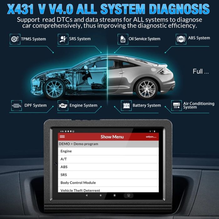 Launch X431 V V4.0 8inch Tablet Full System Diagnostic Tool 