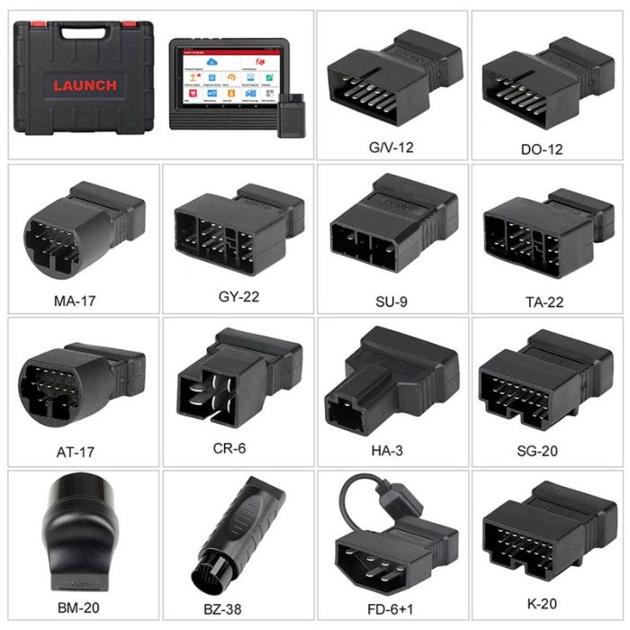Launch X431 V V4.0 8inch Full System Diagnostic Tool Package List 1