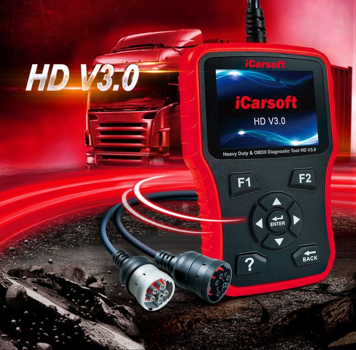 ICarsoft HD V3.0 heavy duty and OBDII DIAGNOSTIC