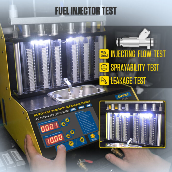 Autool CT200 INJECTOR TEST